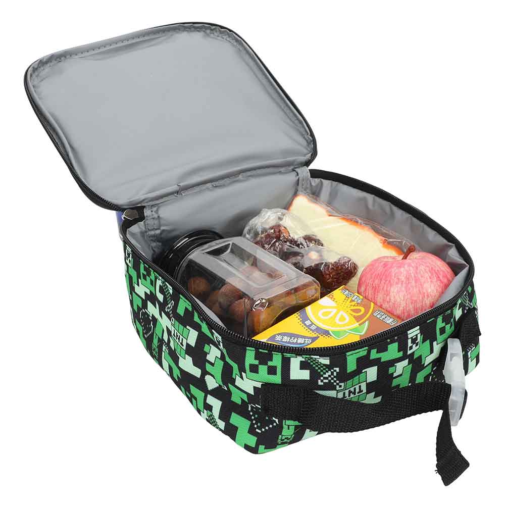Minecraft Creeper Insulated Lunch Tote