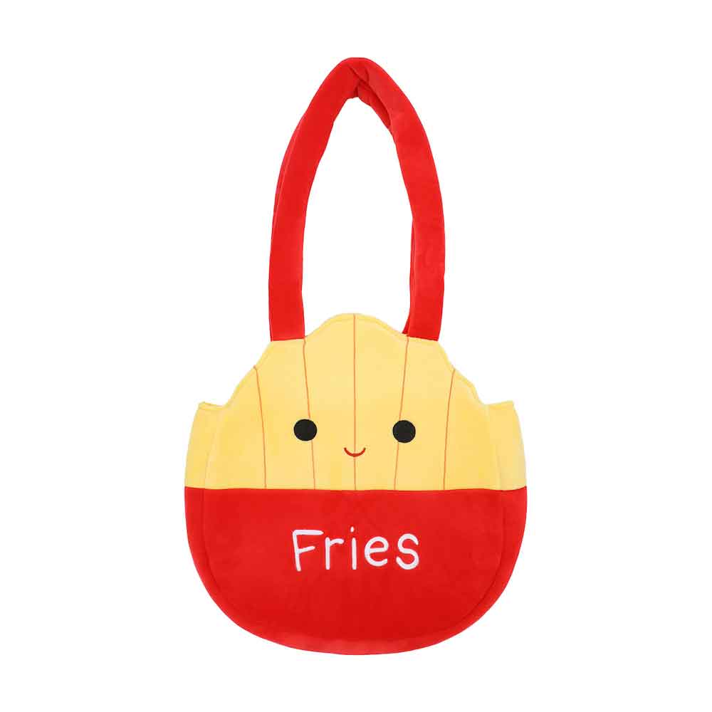 Squishmallows Floyd the Fries Plush Tote Bag