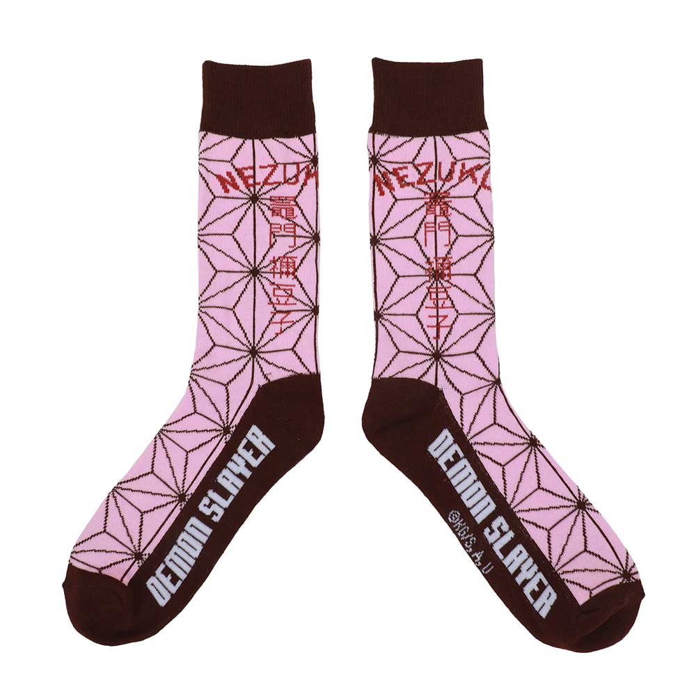 Demon Slayer Patterns 5 Pair Crew Socks