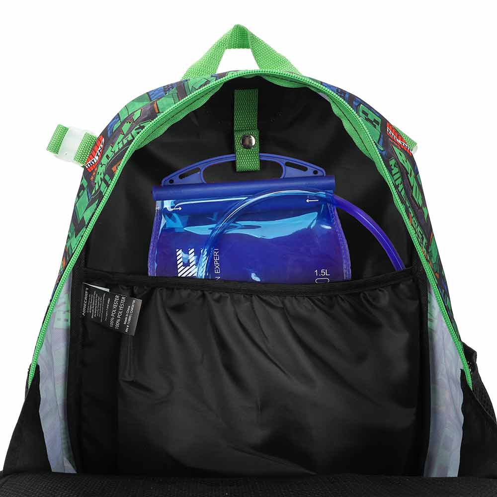 Minecraft Creeper Youth 5 pc Adaptive Backpack Set