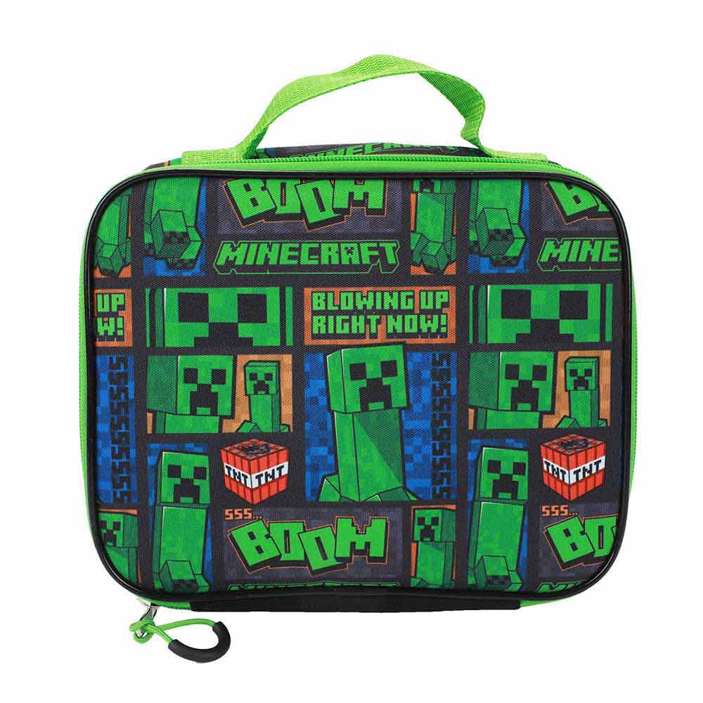 Minecraft Creeper Youth 5 pc Adaptive Backpack Set