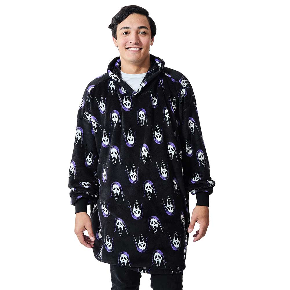 Ghost Face Hoodie Blanket