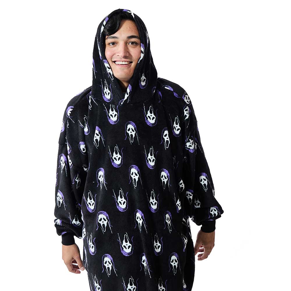 Ghost Face Hoodie Blanket