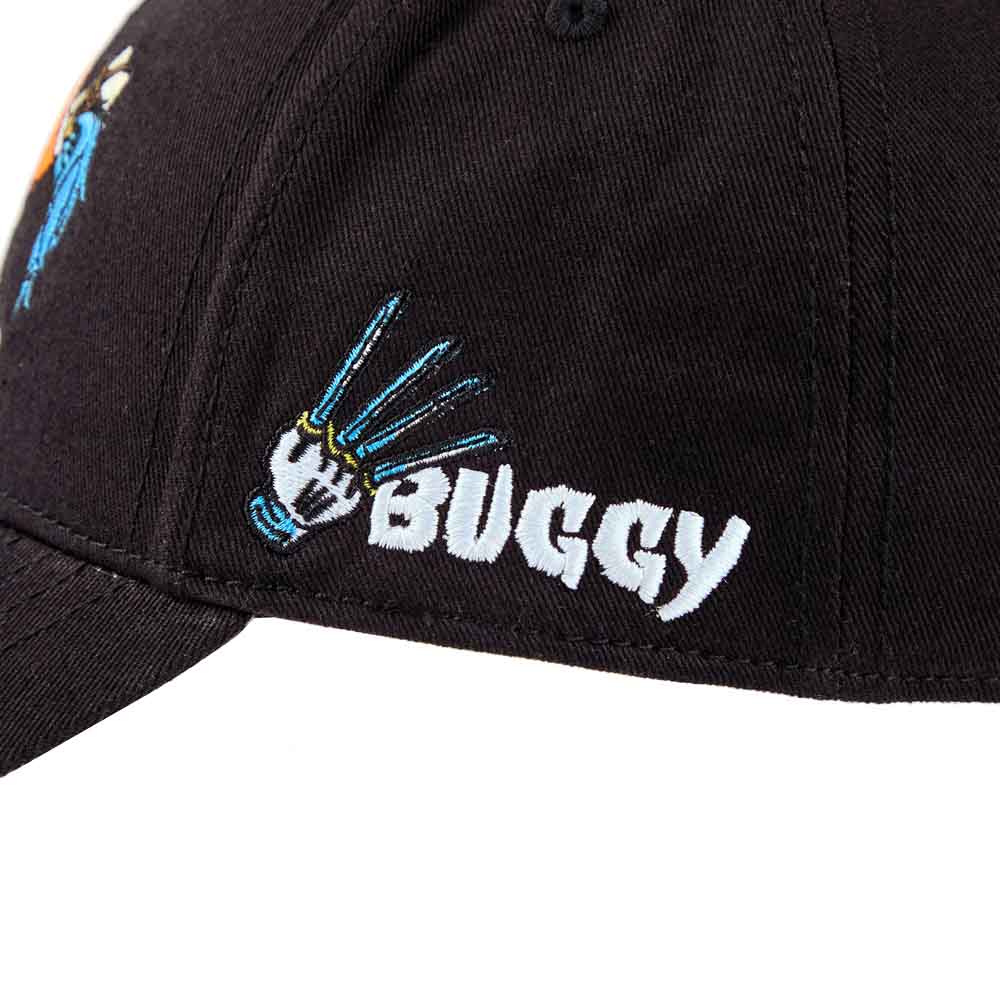 One Piece Buggy Embroidered Curved Bill Snapback