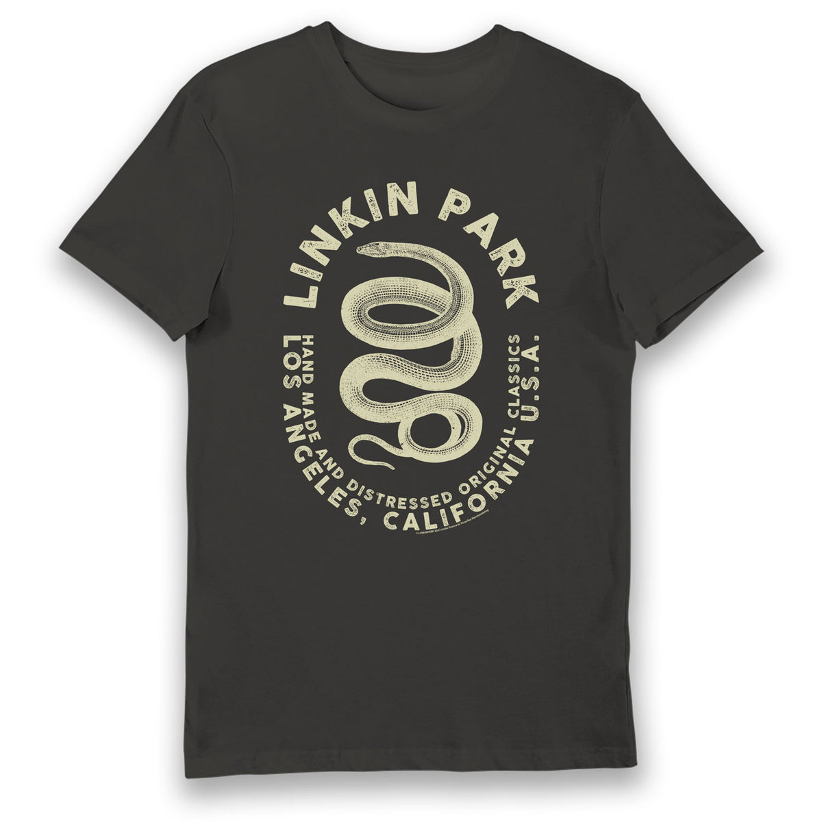 Linkin Park Snake Grey Wash Adults T-Shirt