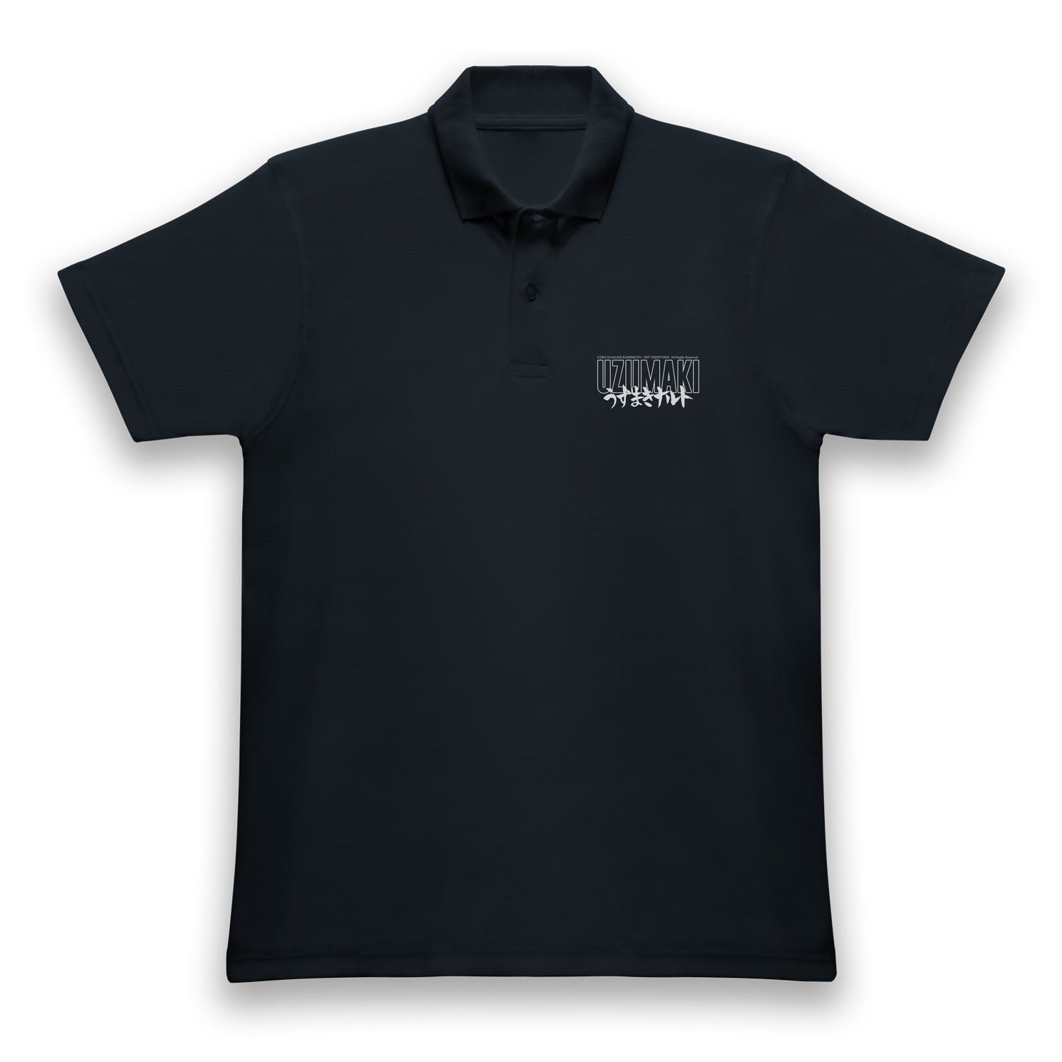 Naruto Uzumaki Adults Navy Polo Shirt