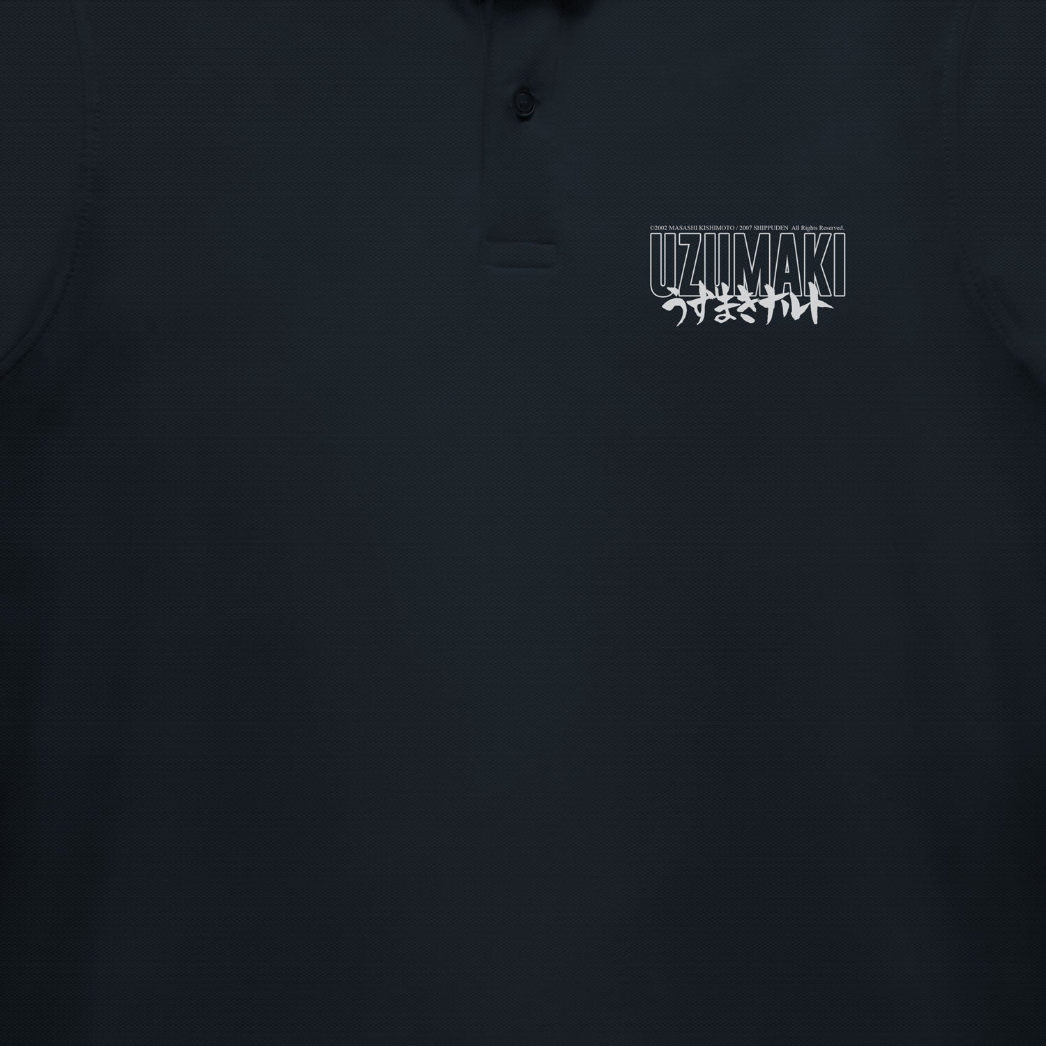 Naruto Uzumaki Adults Navy Polo Shirt