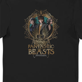 Fantastic Beasts The Crimes of Grindelwald Characters Ladies Black T-Shirt