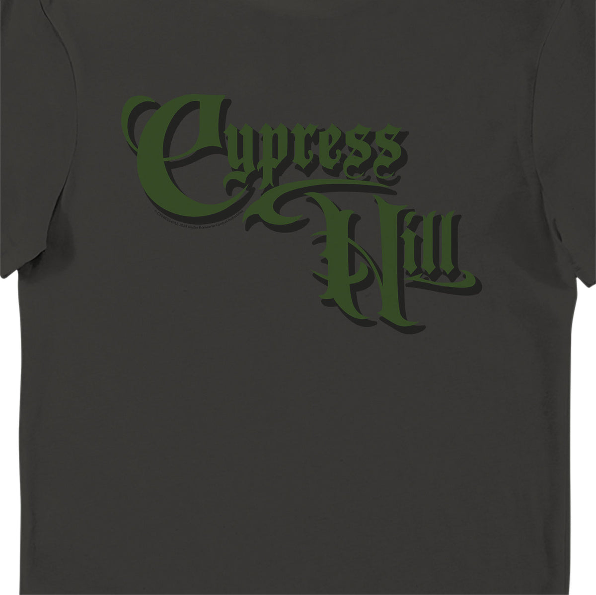 Cypress Hill Logo Adults T-Shirt Grey Wash