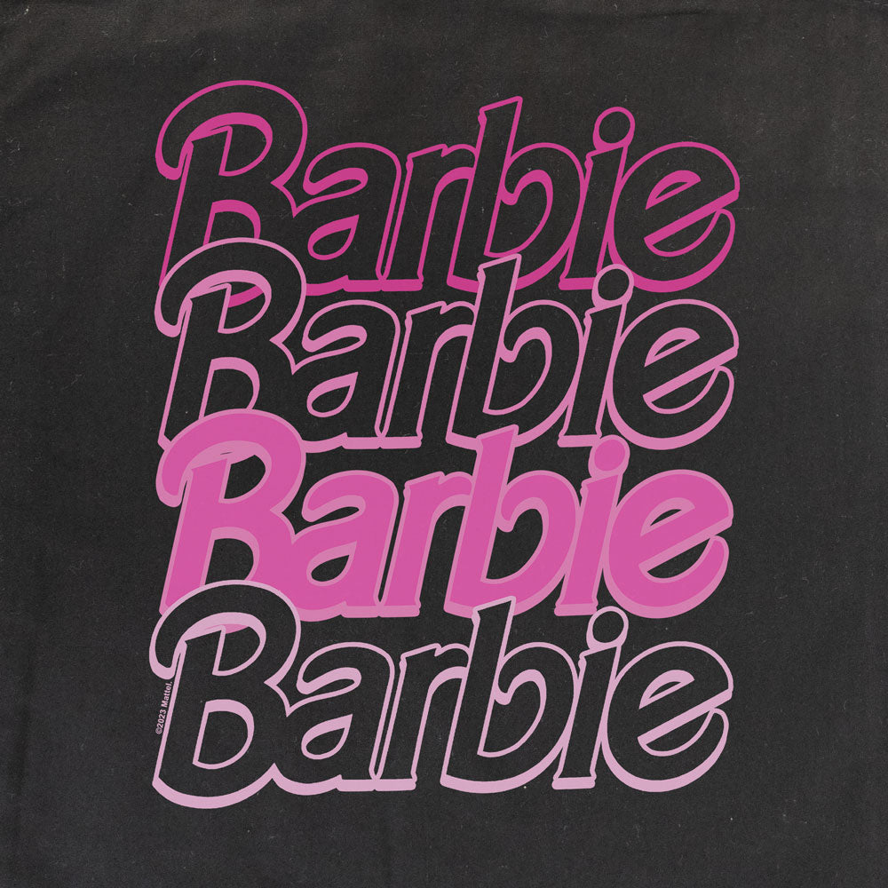 Barbie Logo Black Tote Bag