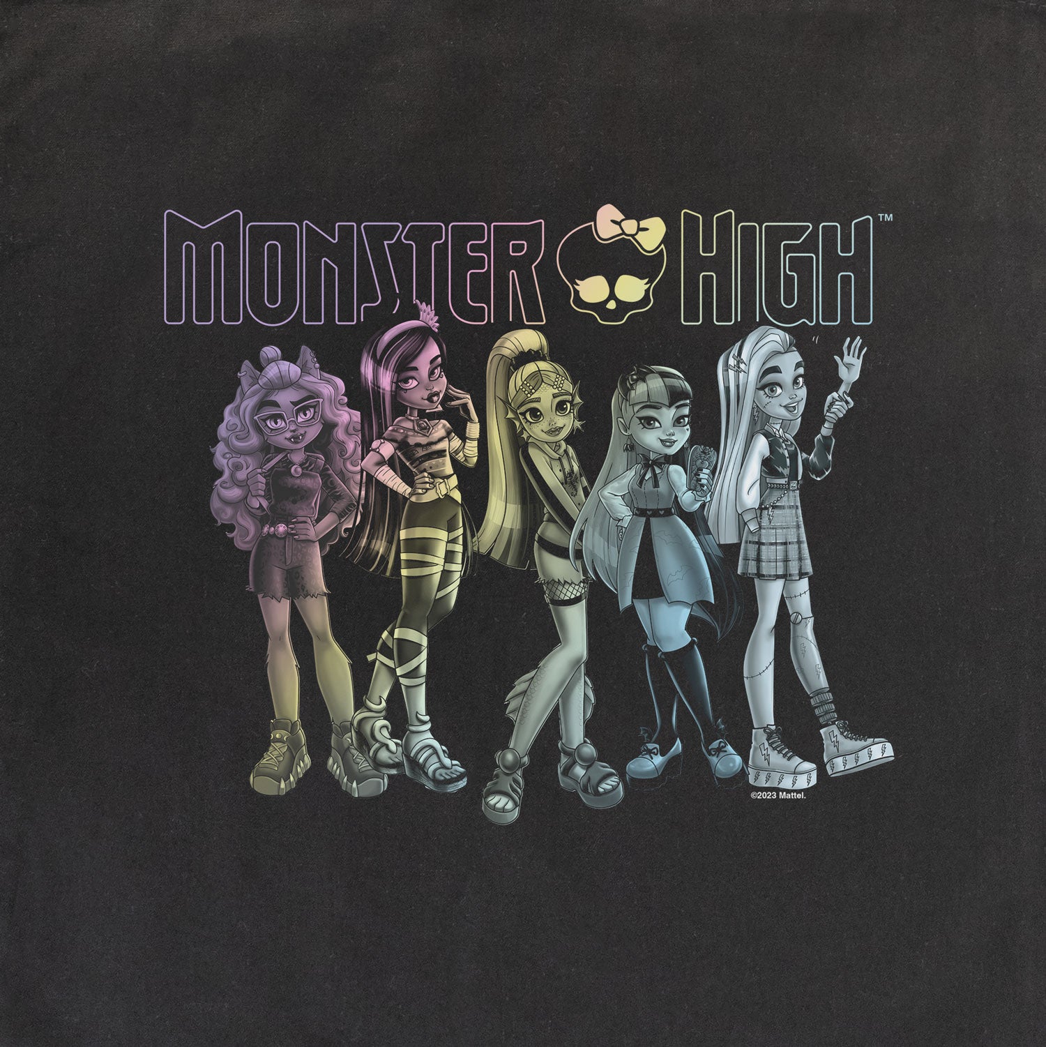 Monster High Character Black Tote Bag
