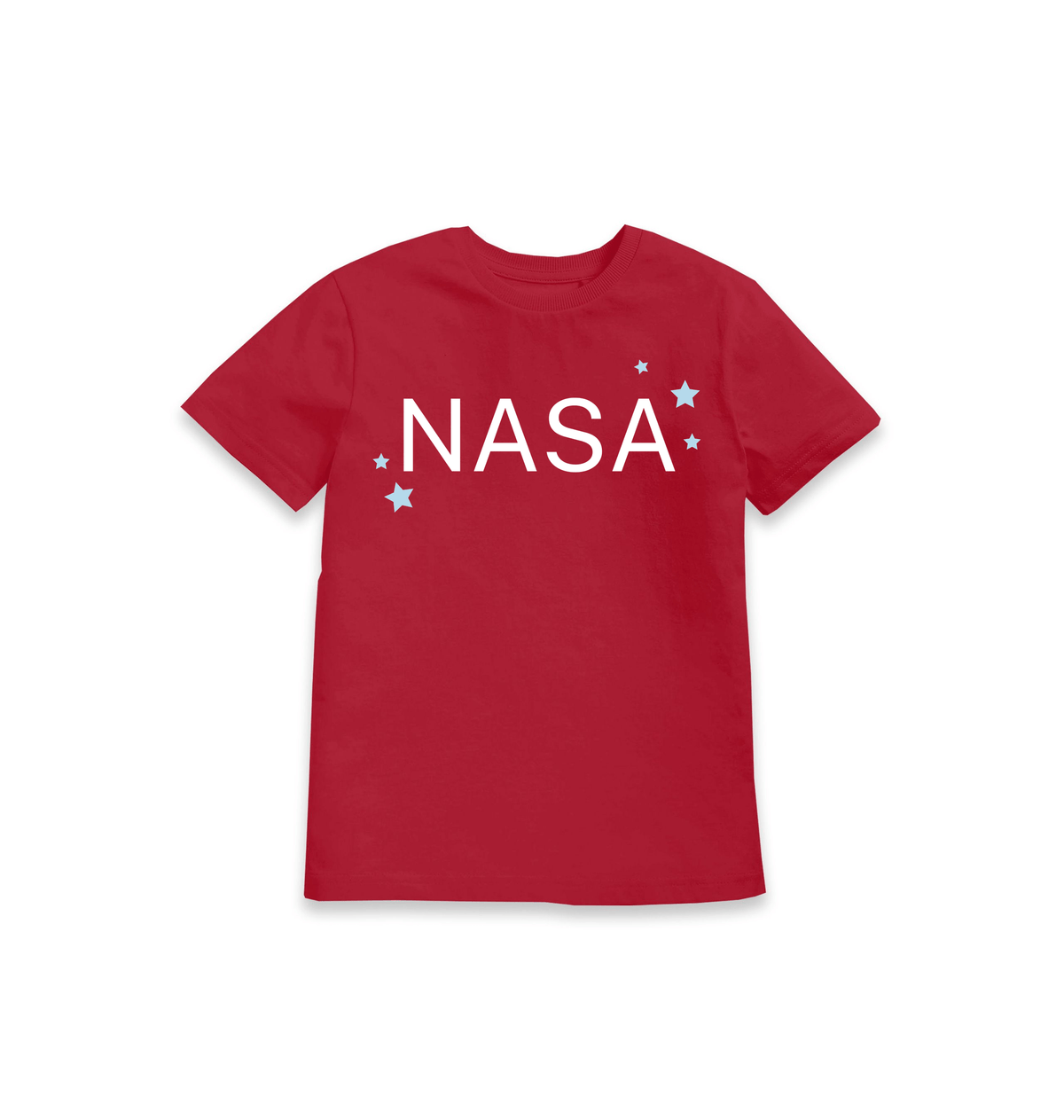 Red Printed Kids T-Shirt Front