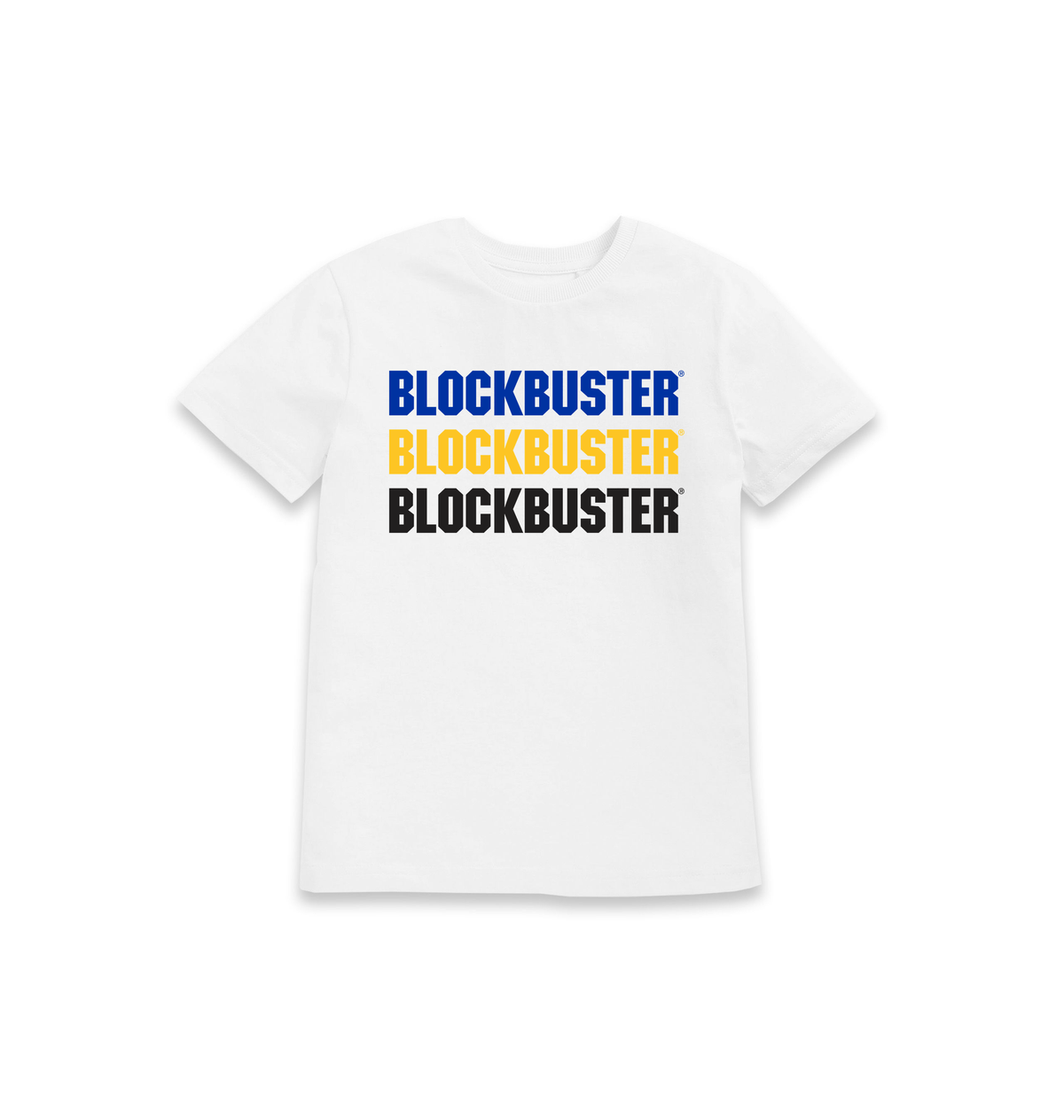 White Printed Kids T-Shirt Front