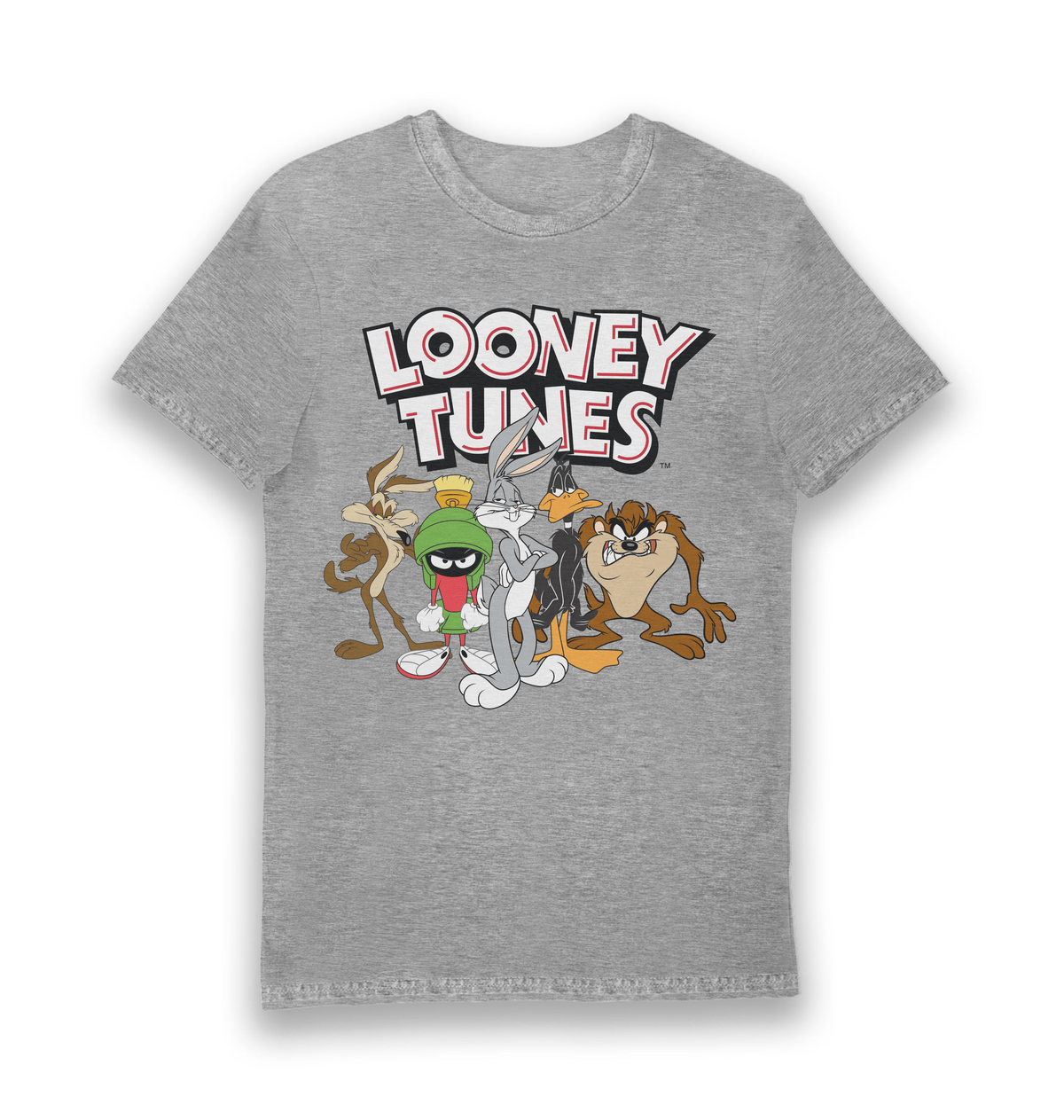 Sports Grey Printed T-shirt Front