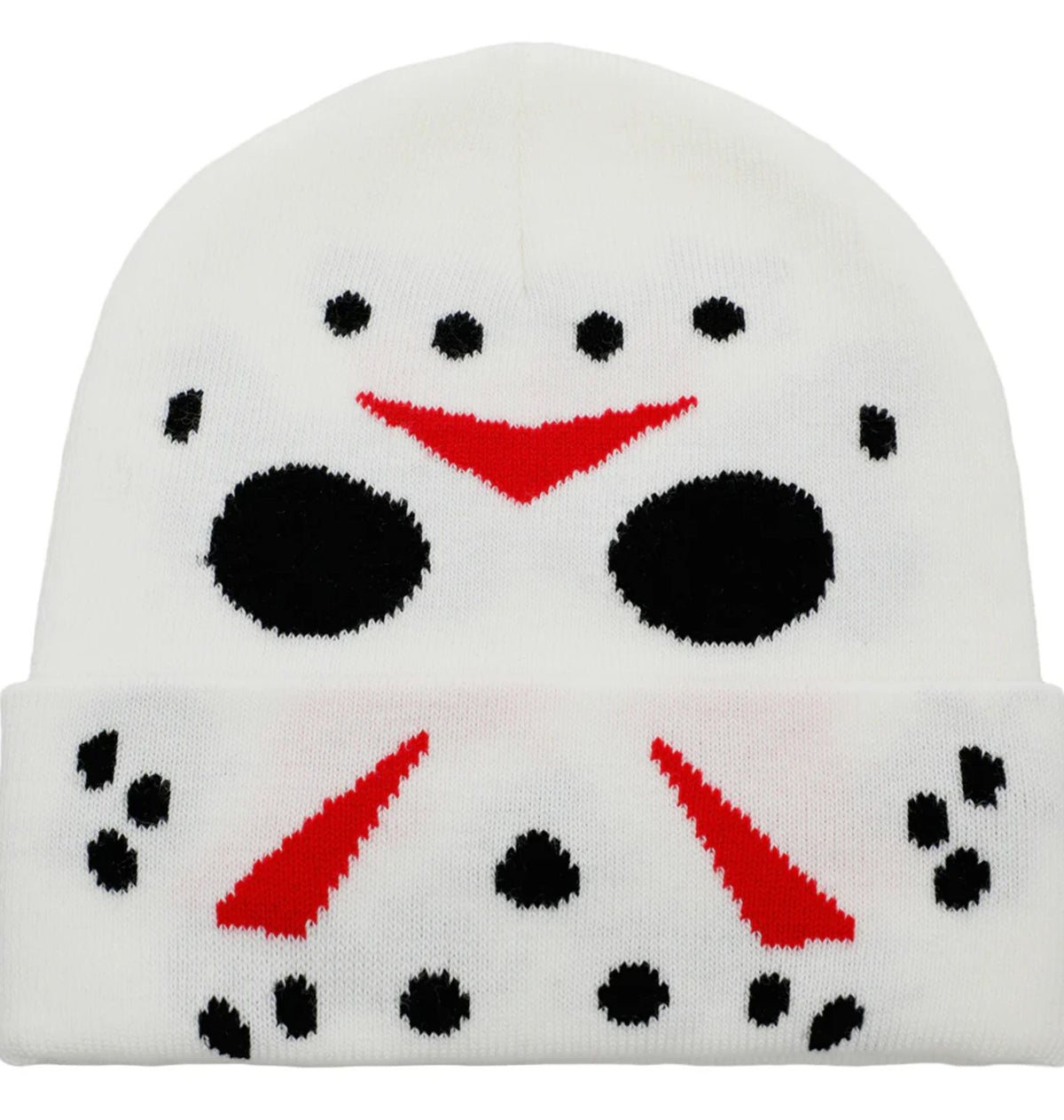 white Beanie Front