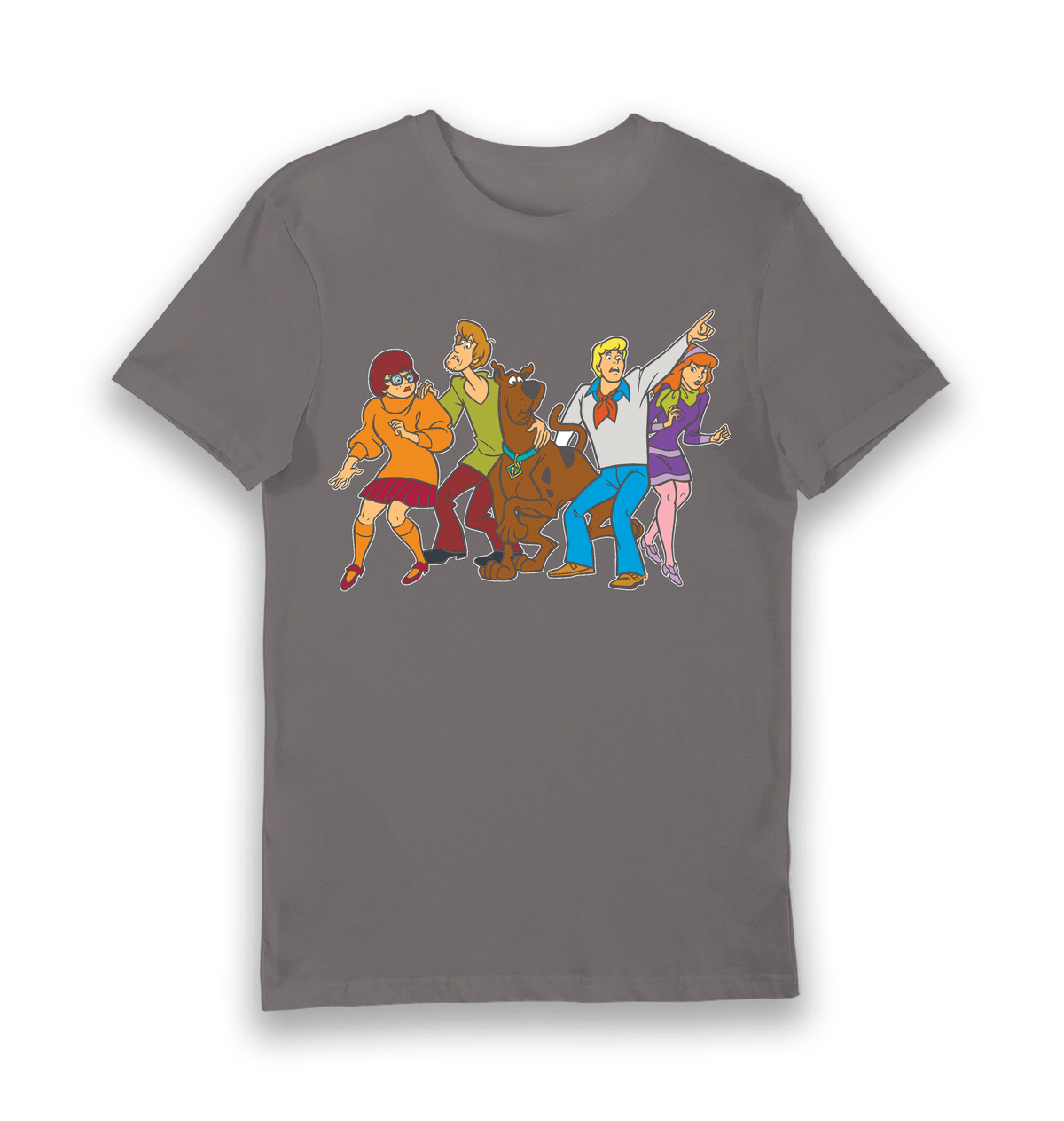 Charcoal Printed T-shirt Front