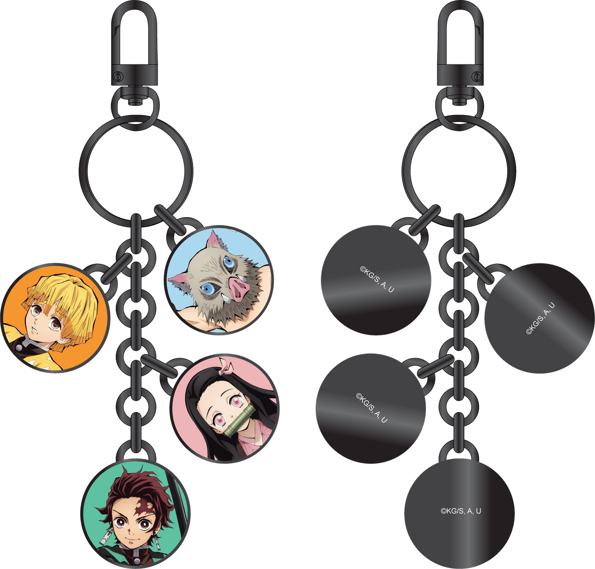 Multi Keychains Front