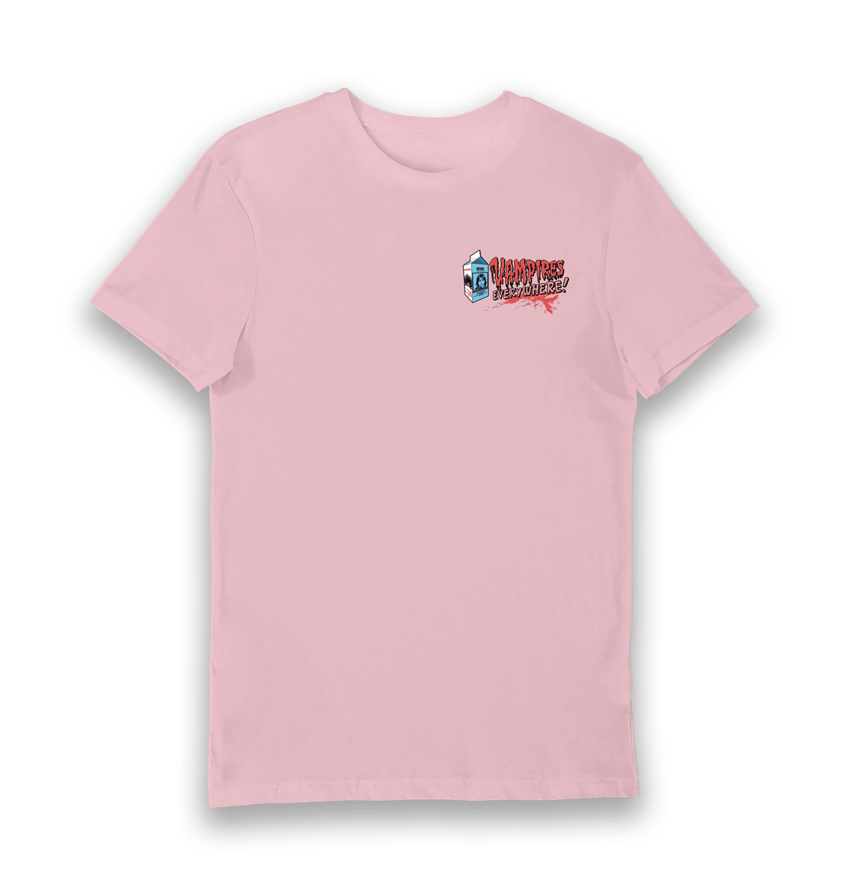 Pink Printed T-shirt Front