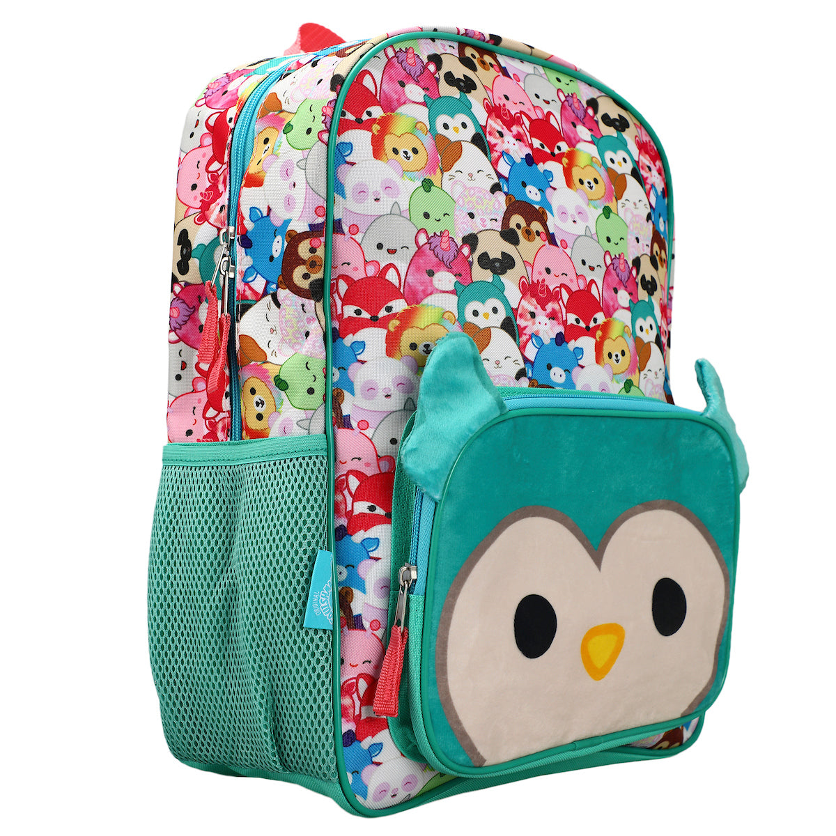 Squishmallows Winston The Owl Plush Pocket Youth Backpack