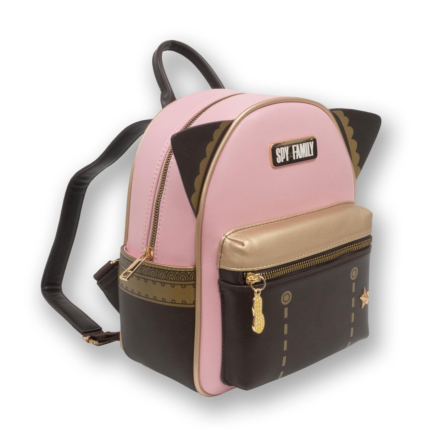 Spy x Family Anya Pink PU Mini Backpack with Horns