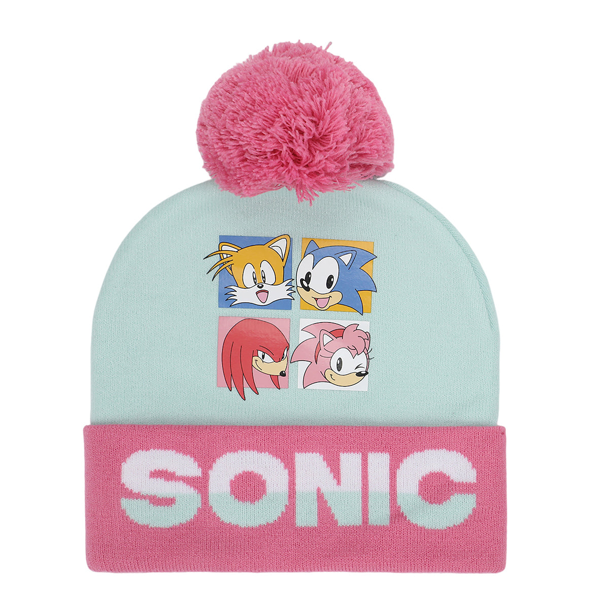 Sonic the Hedgehog Youth Cuffed Beanie and Gloves Set