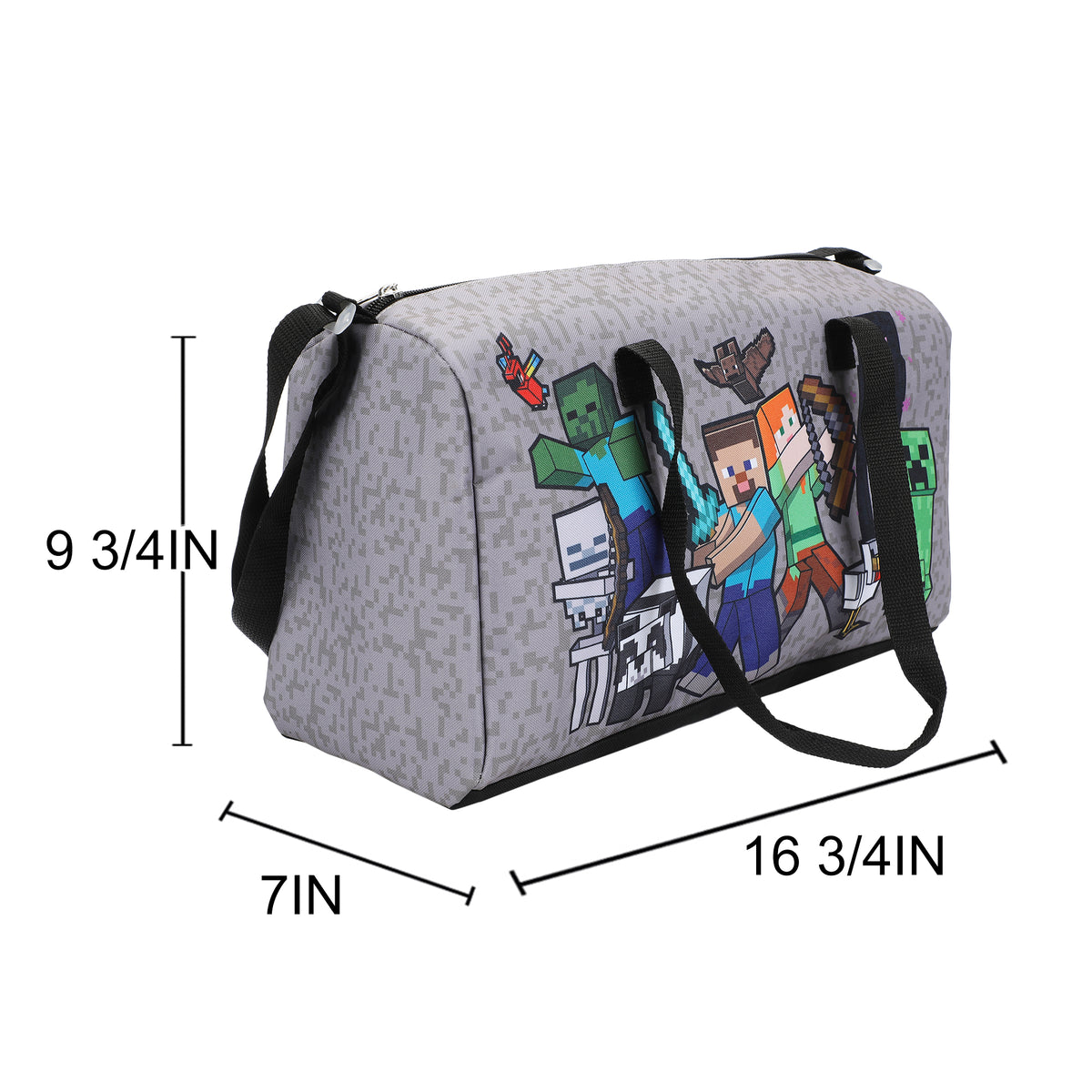 Minecraft Monster Battle 5-Piece Duffel Bag Set