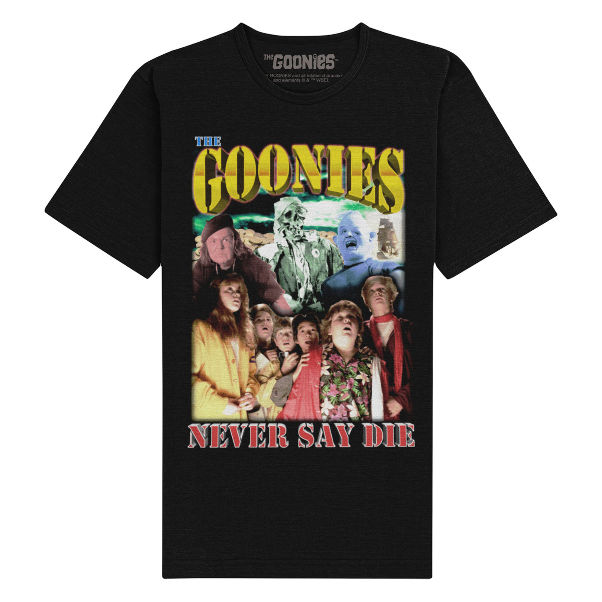 Goonies, The - NSD Bootleg Black T-Shirt