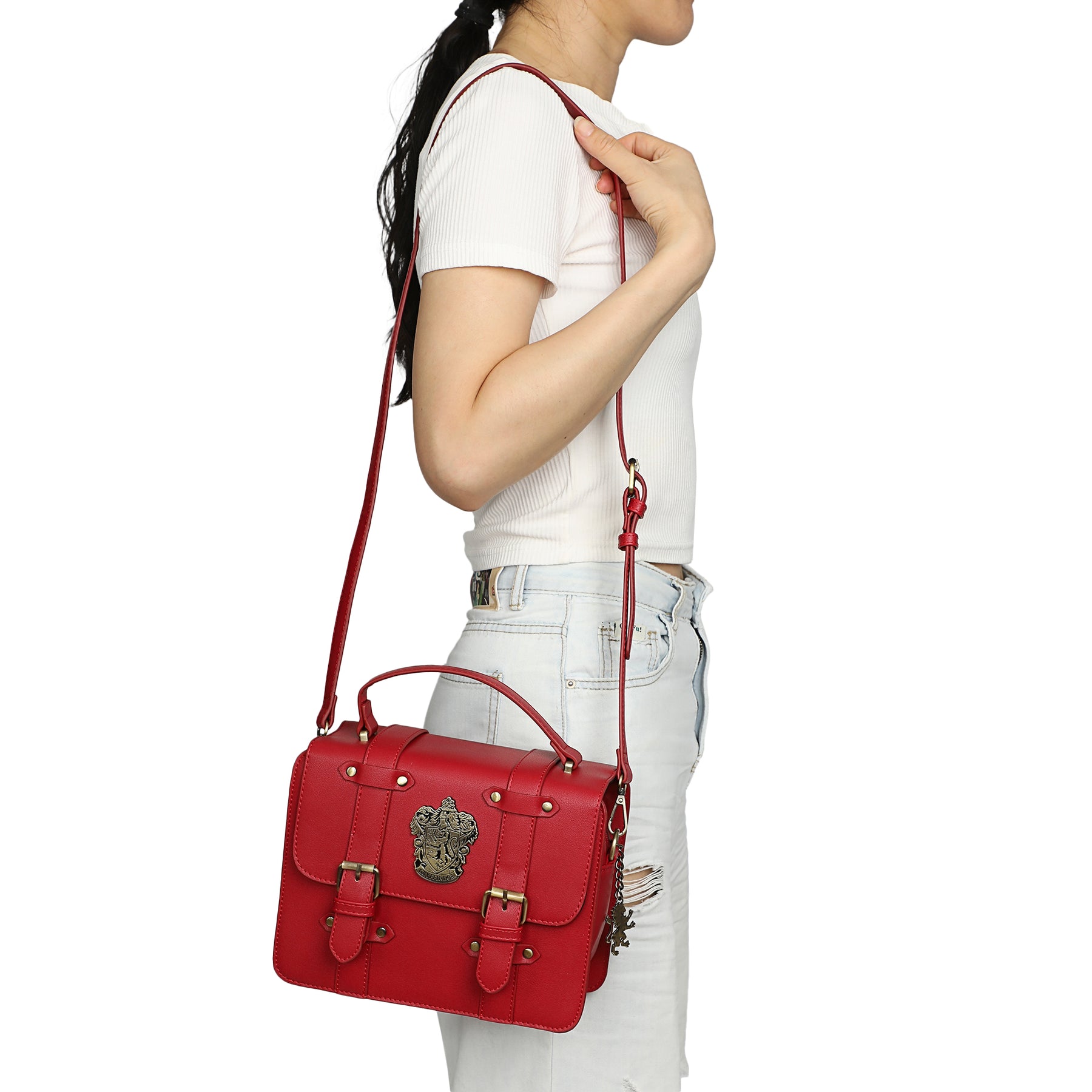 Harry Potter Gryffindor Satchel Handbag with Charms