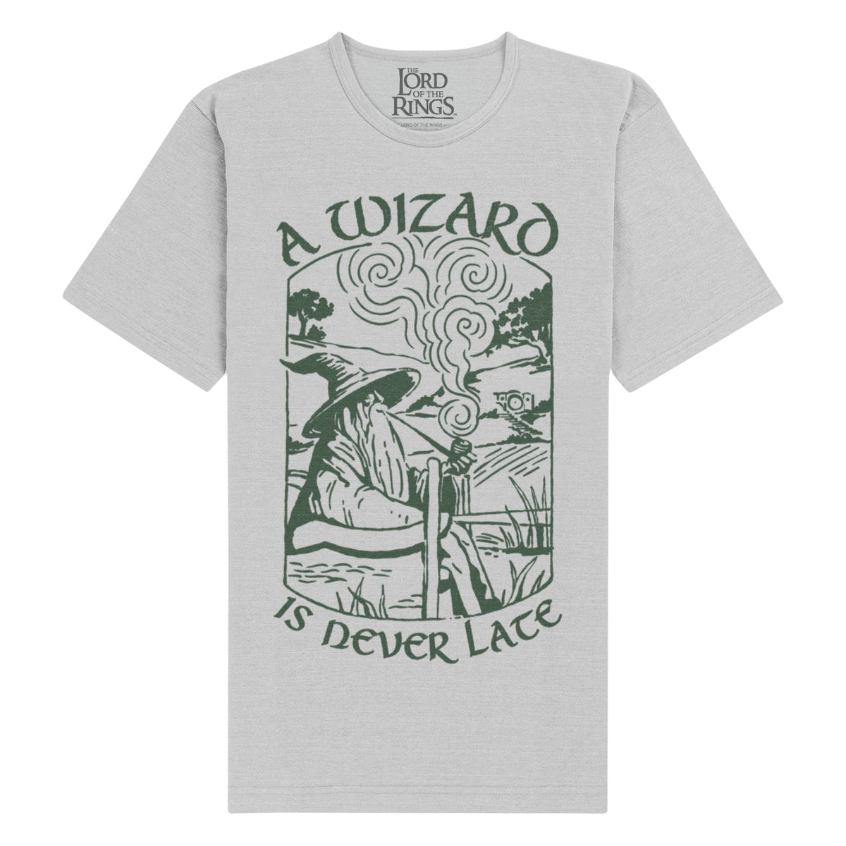 Lord Of The Rings - Never Late Grey Unisex T-Shirt