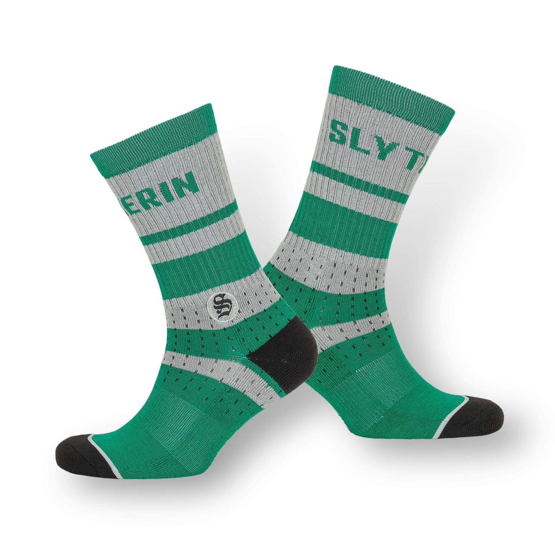 Harry Potter Embroidered Slytherin Socks