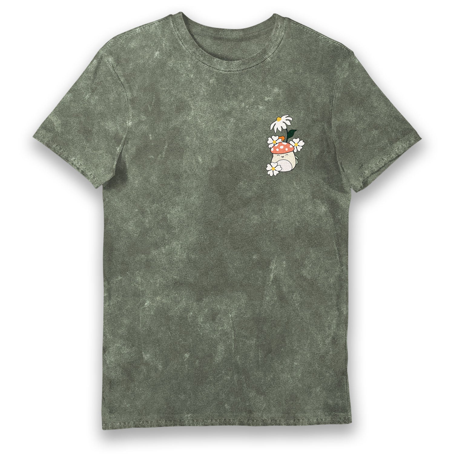 Squishmallows Dream Big Adult T-Shirt Green Snowash