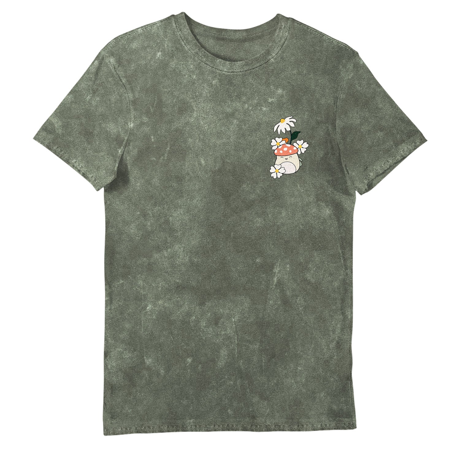 Squishmallows Dream Big Adult T-Shirt Green Snowash