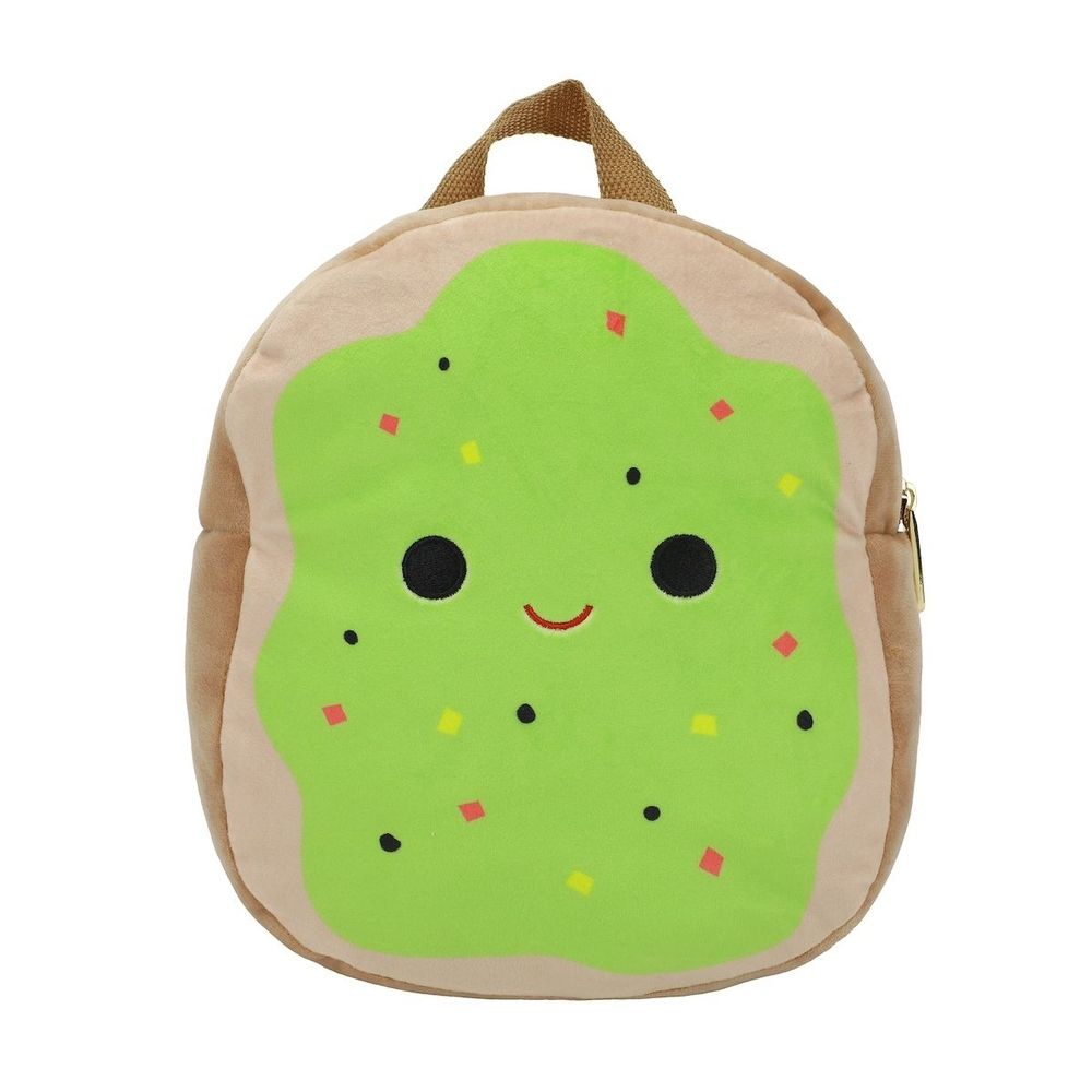 Squishmallows Sinclair the Avocado Toast Plush Tote Bag-OSFA, Green, One size