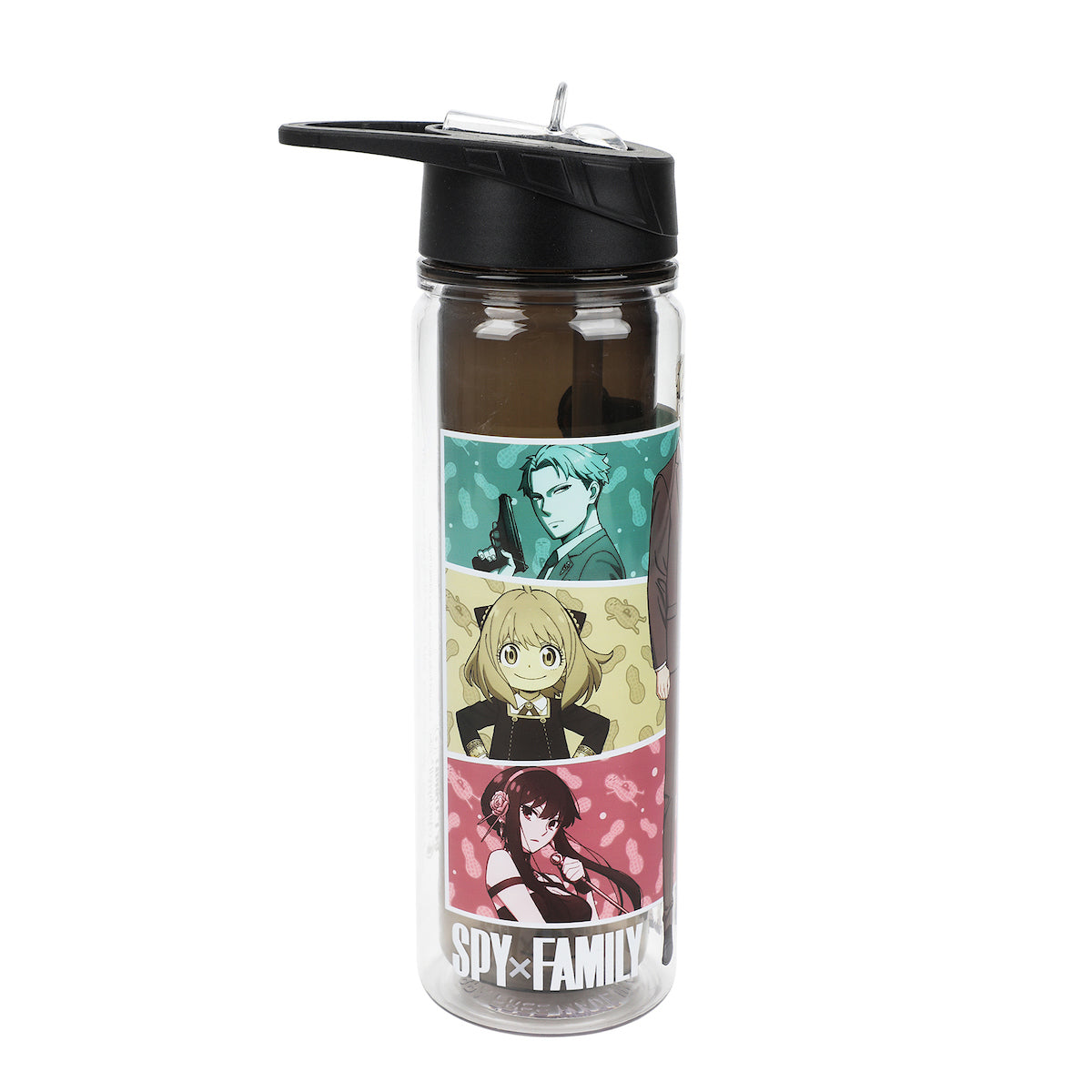 Spy x Family Characters 16 Oz Plastic Water Bottle