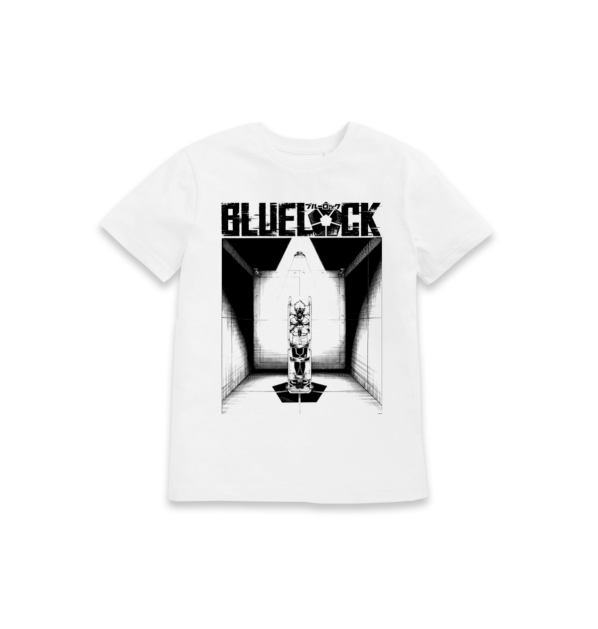 White Printed Kids T-Shirt Front