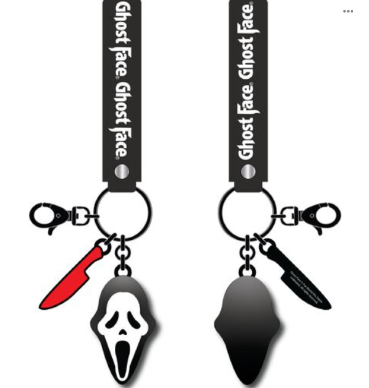 Black Keychains Front