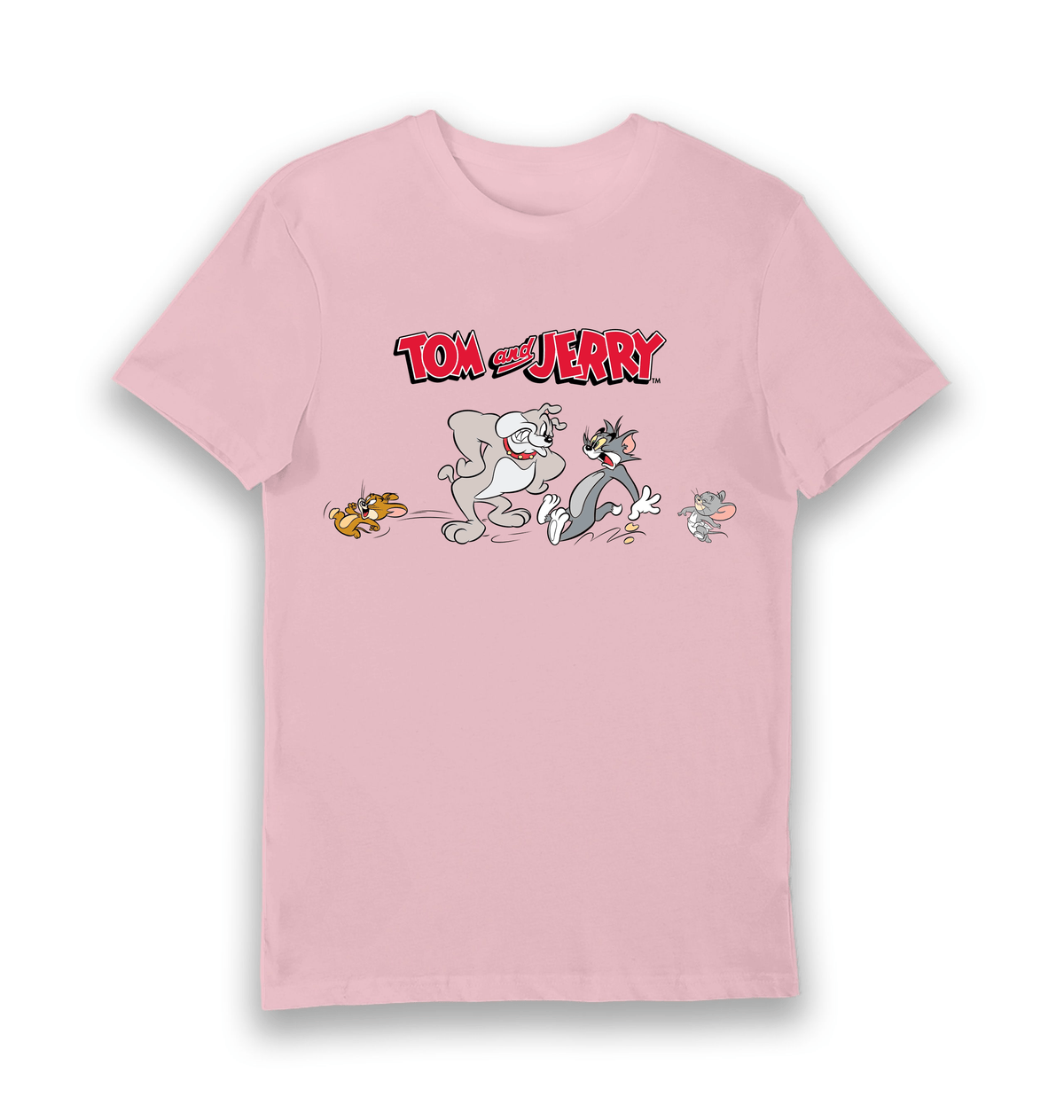 Pink Printed T-shirt Front