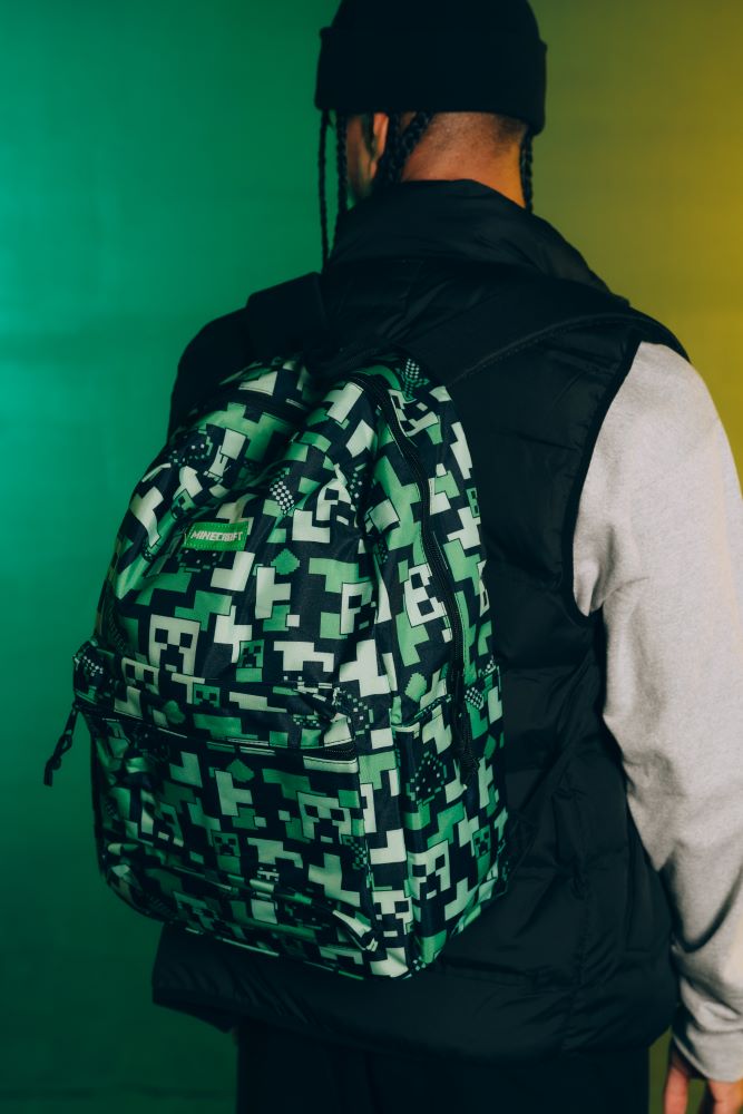 Minecraft Creeper Kids Back To School Backpack