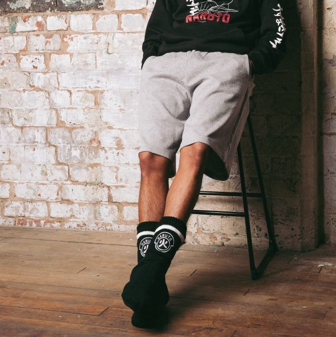 Naruto Fire Symbol Cosy Adults Slipper Socks