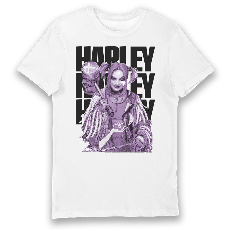 Harley Quinn Birds of Prey "Harley Harley Harley" Adults T-Shirt