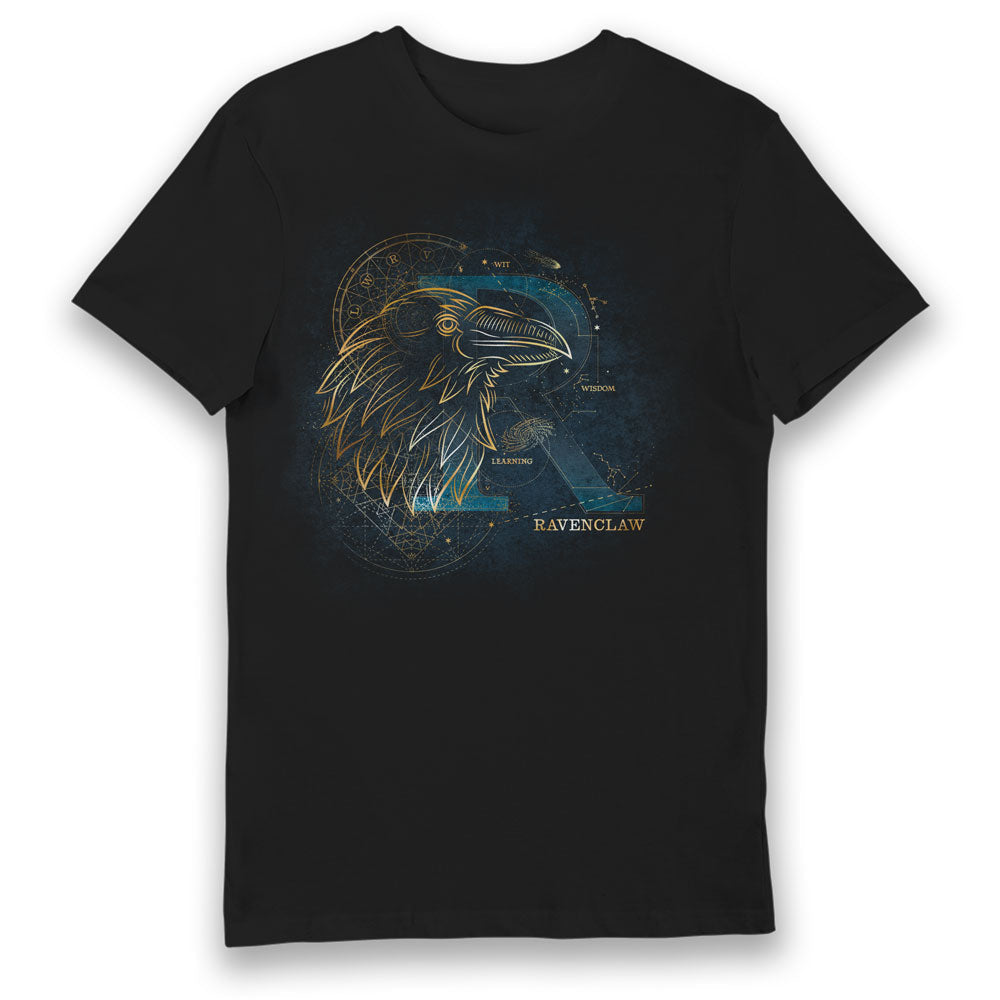 Harry Potter Ravenclaw House Glow in The Dark Adults T-Shirt Bulk Buy