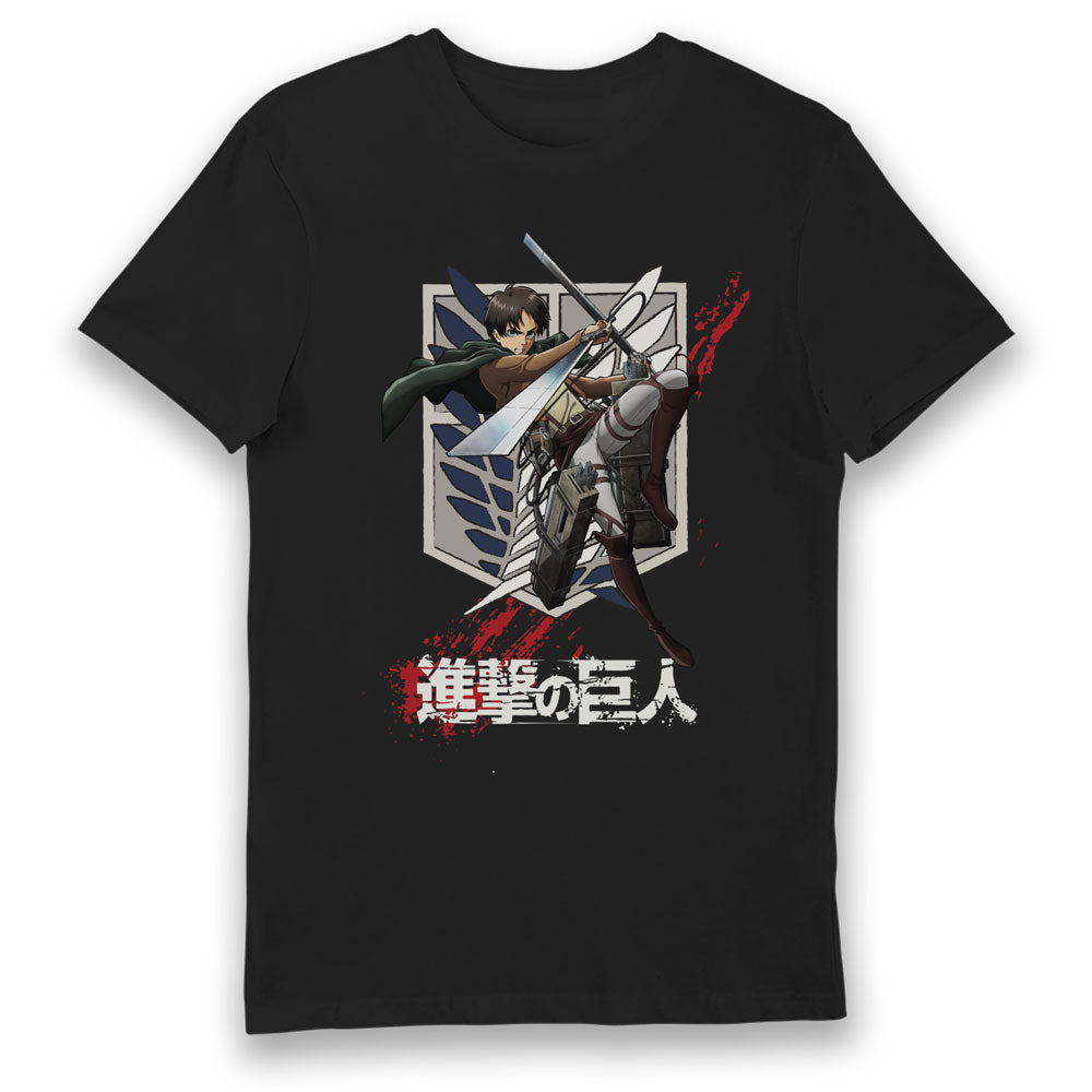 Attack On Titan Eren Crest T-Shirt Bulk Buy