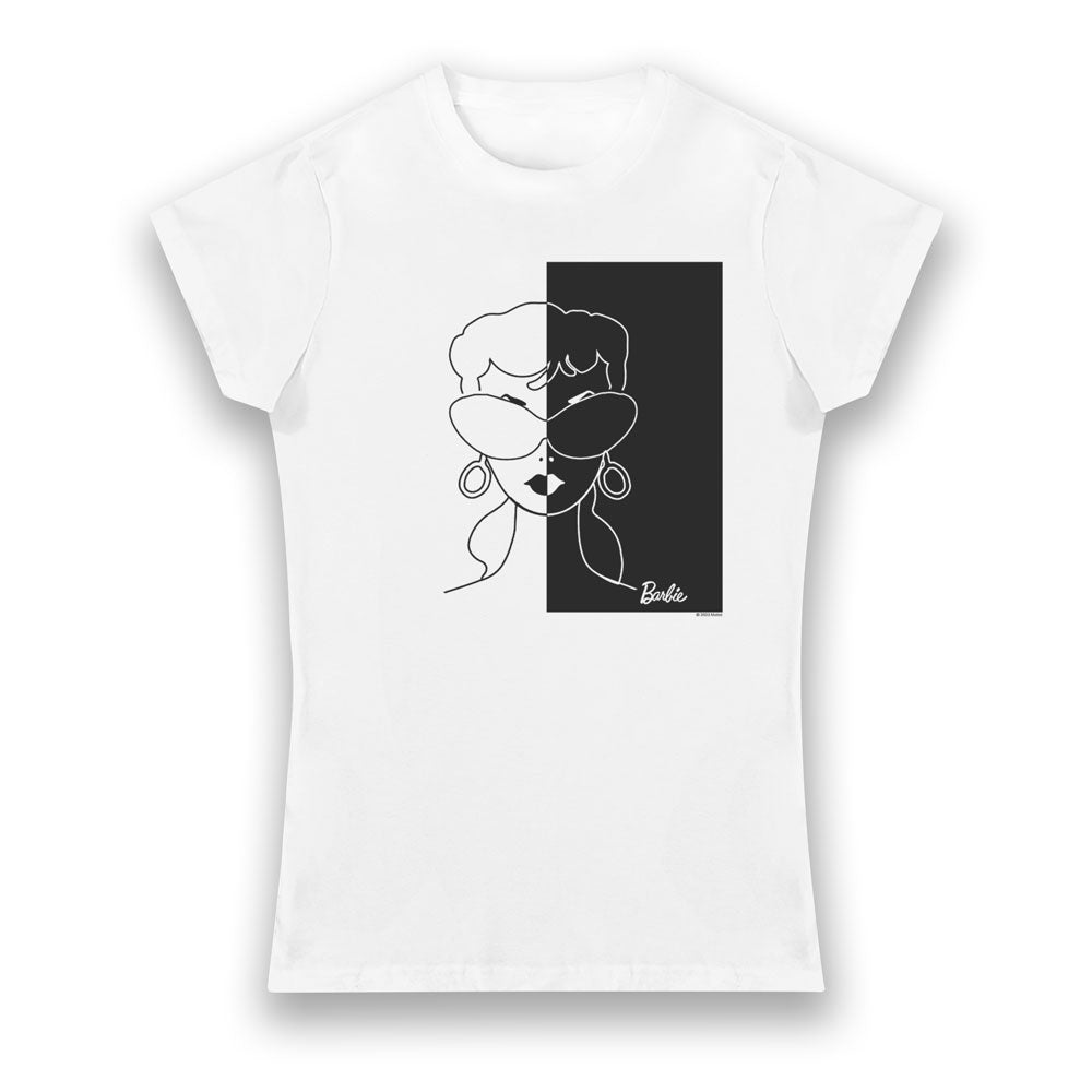 Barbie Linear Art Ladies T-Shirt