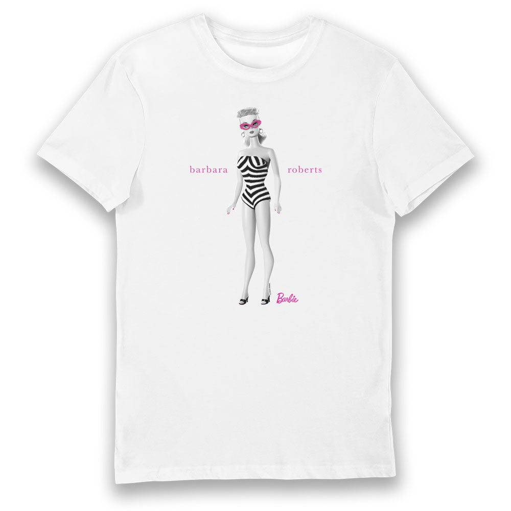 Barbie Barbara Roberts Iconic Zebra Swimsuit Adults T-Shirt