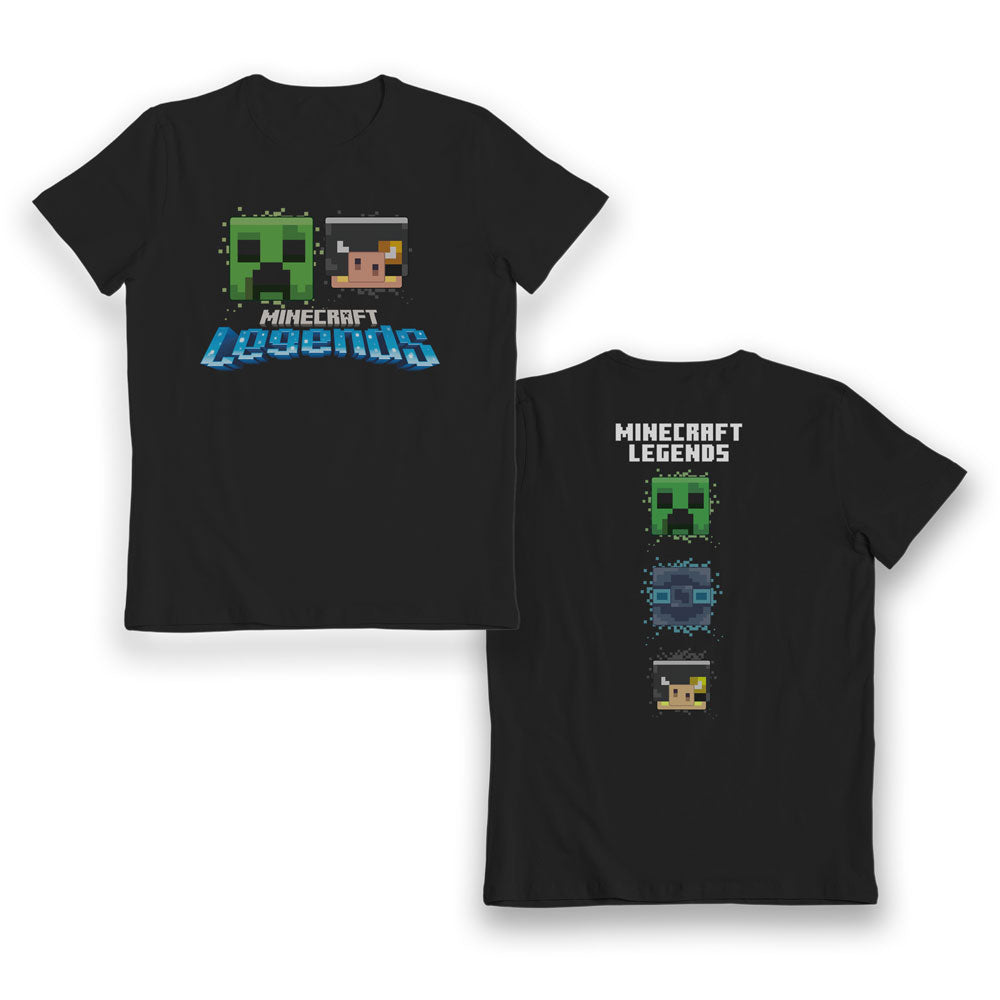 Minecraft Legends Creeper & Piglin Kids T-Shirt