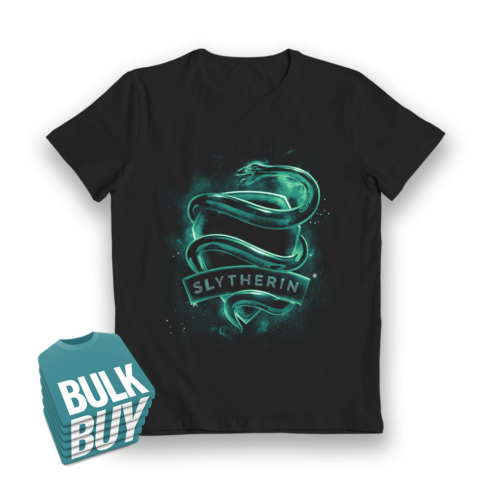 Harry Potter Slytherin House Glow in The Dark Kids T-Shirt Bulk Buy