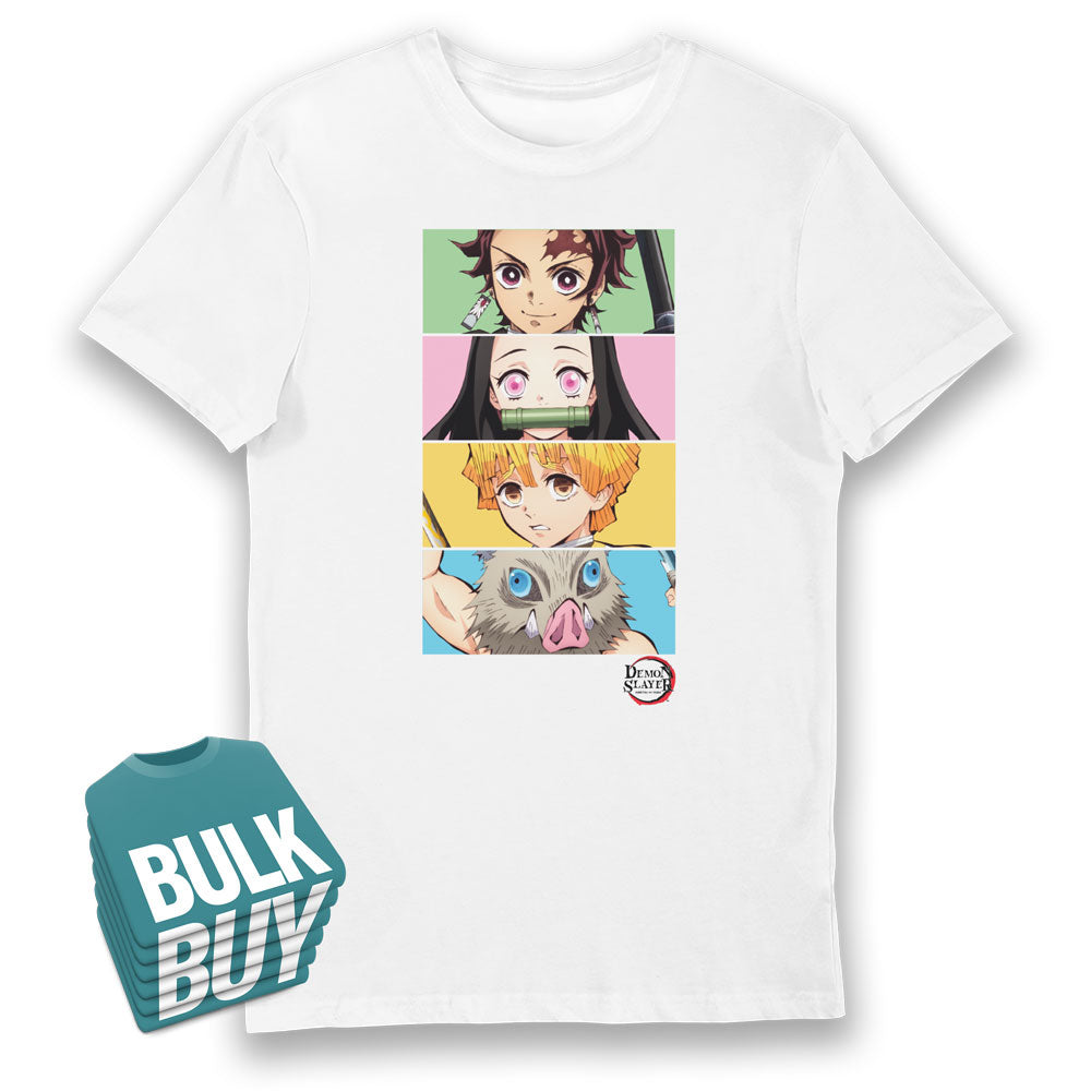 Demon Slayer Group T-Shirt Bulk Buy