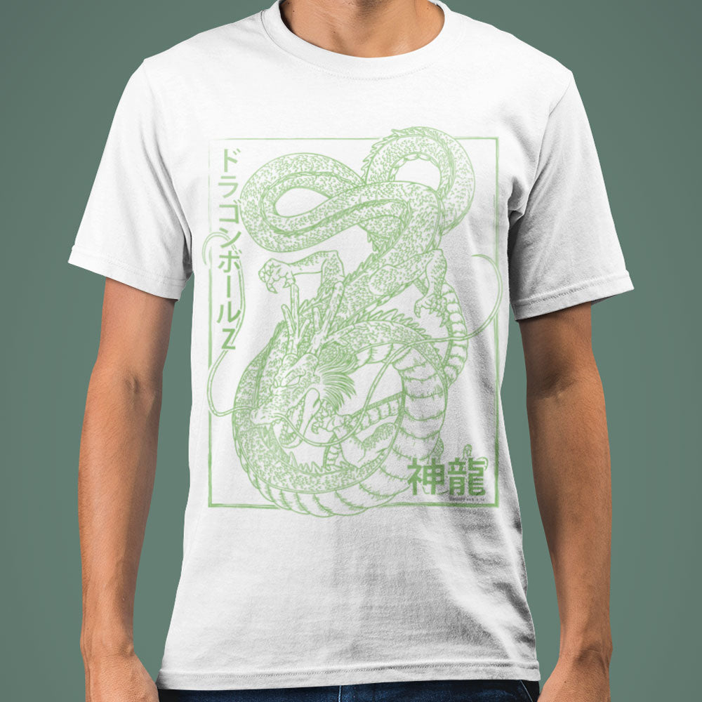 Dragon Ball Z Shenron White Adults T-Shirt