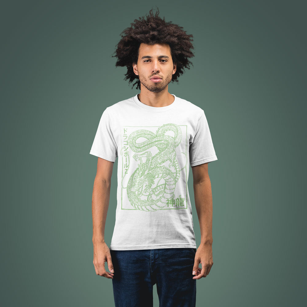 Dragon Ball Z Shenron White Adults T-Shirt