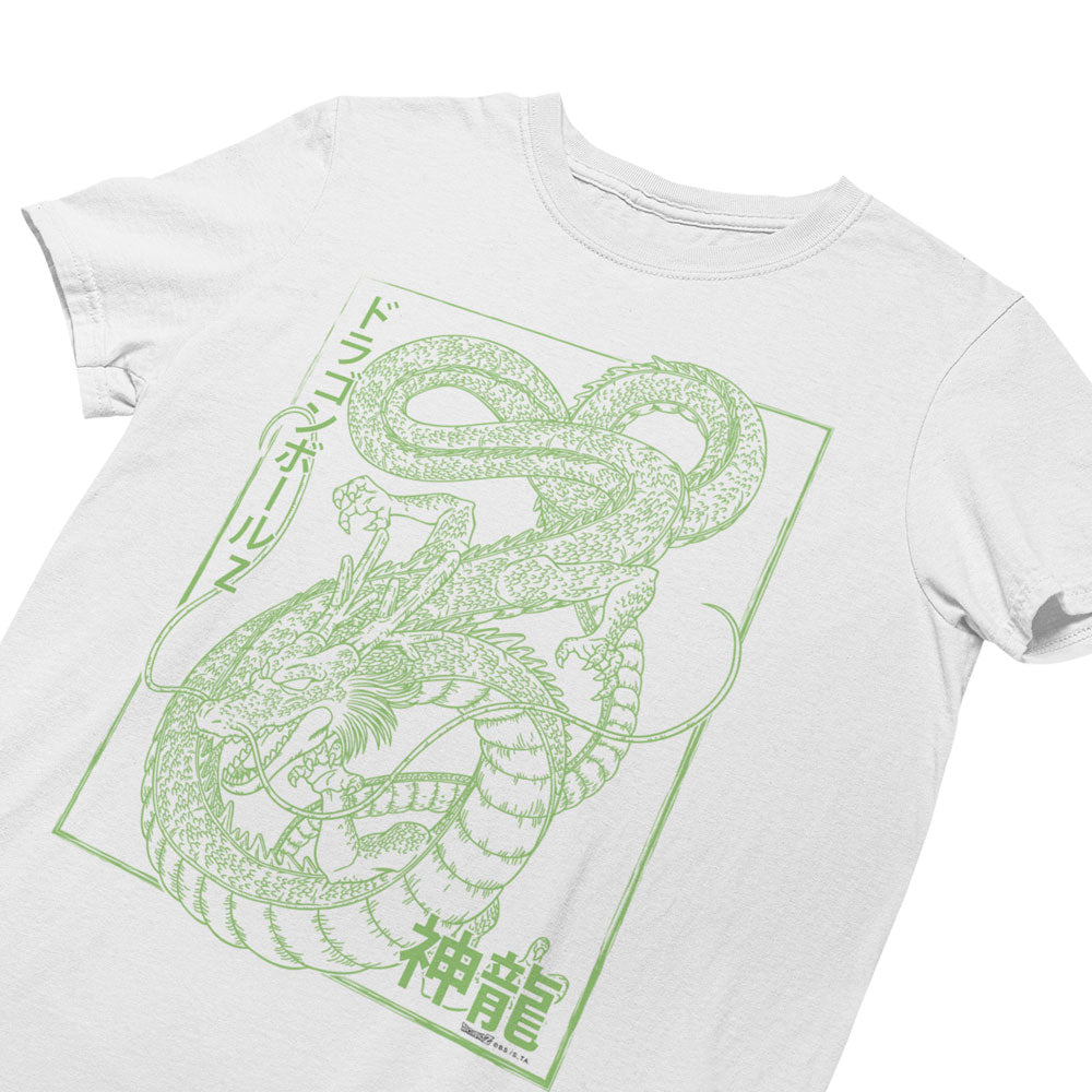 Dragon Ball Z Shenron White Adults T-Shirt